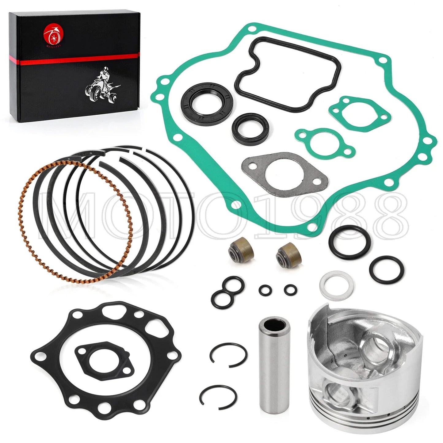 GASKET PISTON RINGS SEALS for KAWASAKI MULE