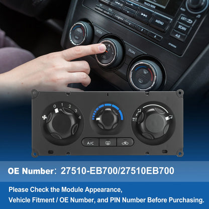 A/C Heater Climate Control Module for Nissan Frontier NP300 Navara D40 (2005–2019)