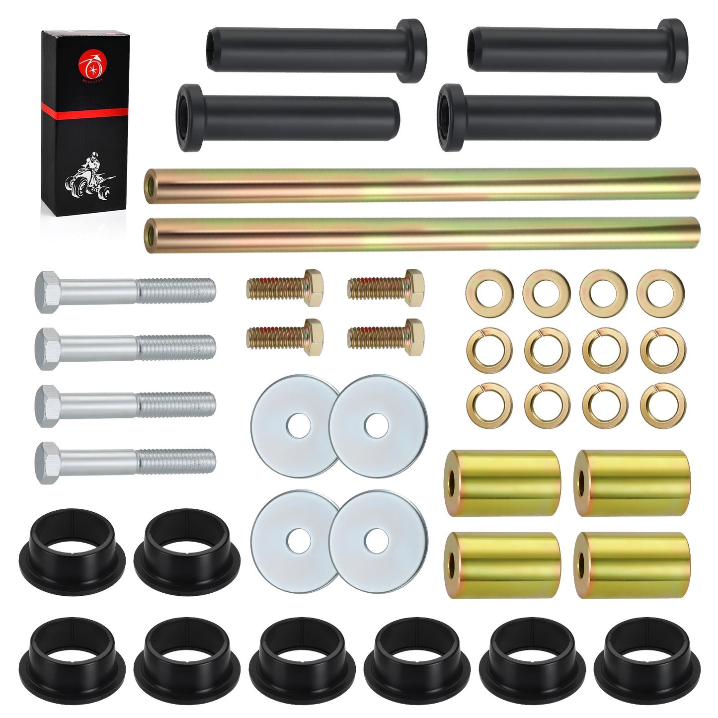 Rear Lower A-Arm Bushing & Shaft Bolt Kit for Polaris Sportsman 450 (2006–2007)