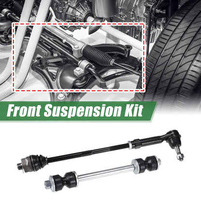 6pcs Front Suspension Kit Inner Outer Tie Rod End for Cadillac Escalade ESV (2007–2020)