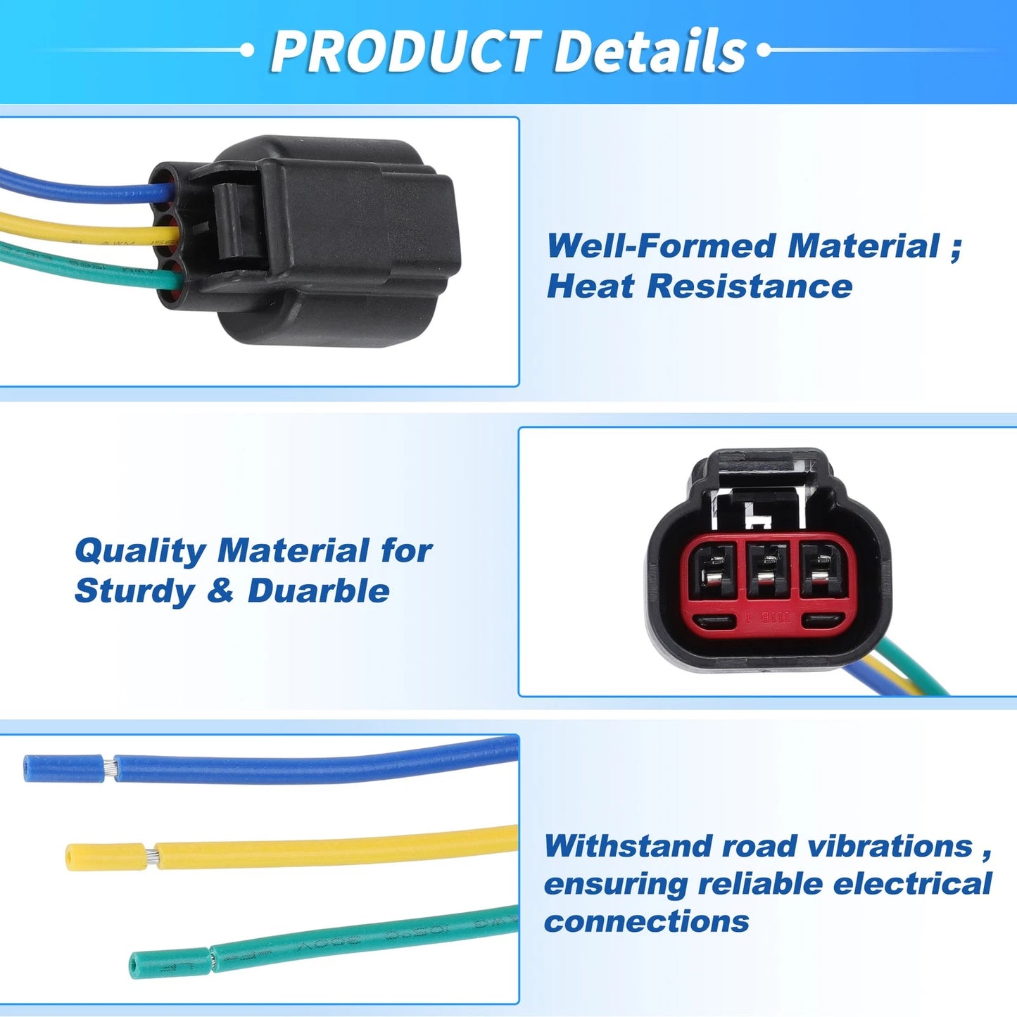 Camshaft Position Sensor Connector Wiring Harness for Ford (2008–2010)