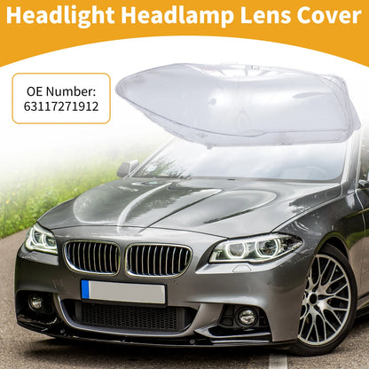 1 Pc Headlight Lens Cover for BMW 528i (2011) No. 63117271912 Clear