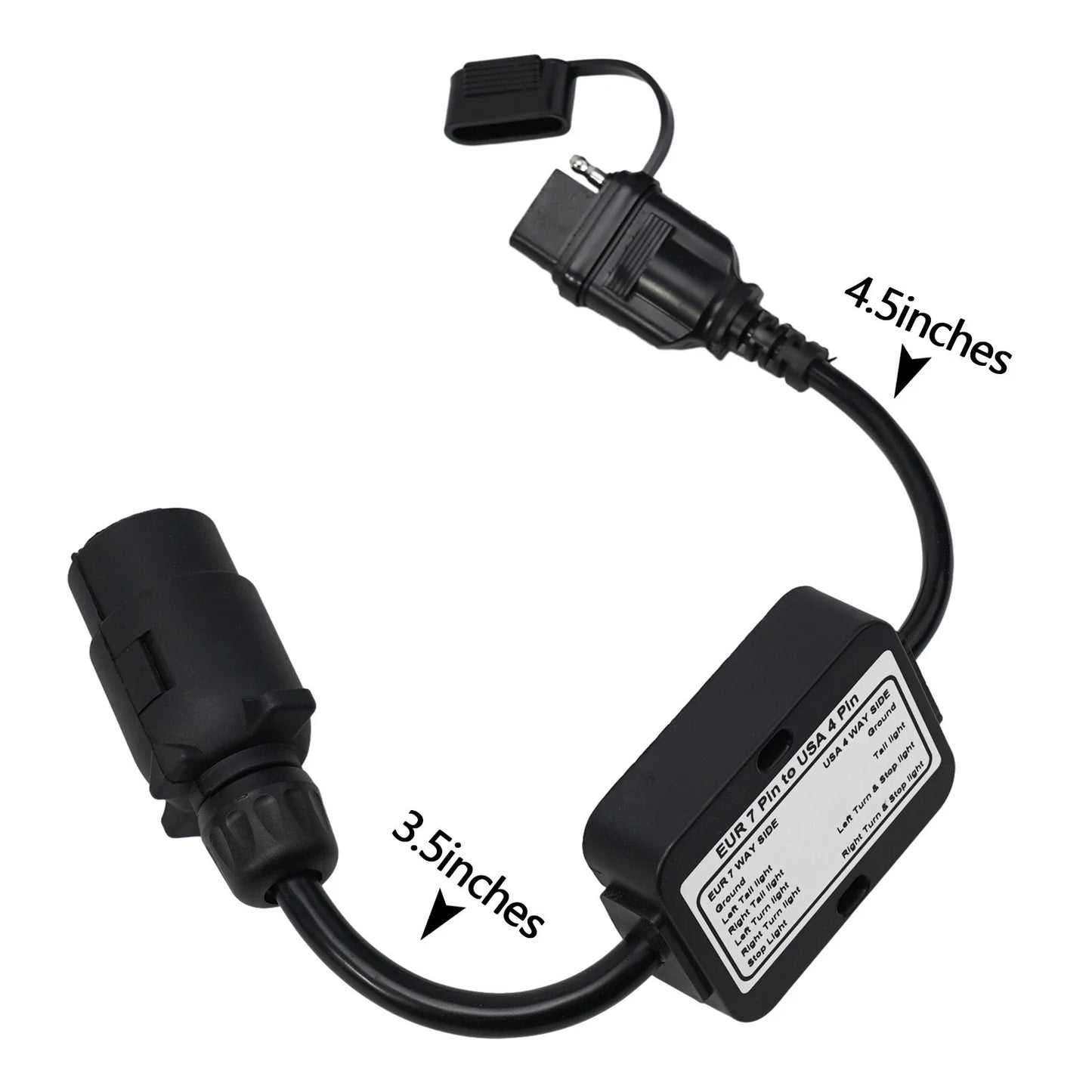 Converter Parts Round Trailer Light 7-Pin for Car