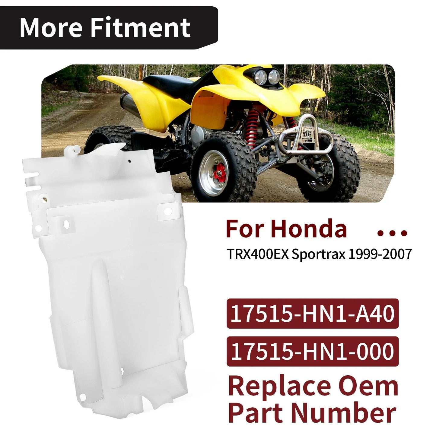 Heat Shield Gas Tank Guard for Honda 400EX (1999–2007)