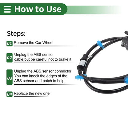 ABS Wheel Speed Sensor for Honda HR-V (2016-2022) - 1 x Sensor