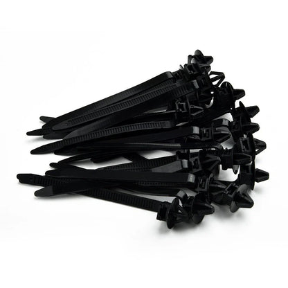 50pcs Nylon Car Cable Tidy Organizer Clips Holder Hose Wire Tie Fixing Strap for Car