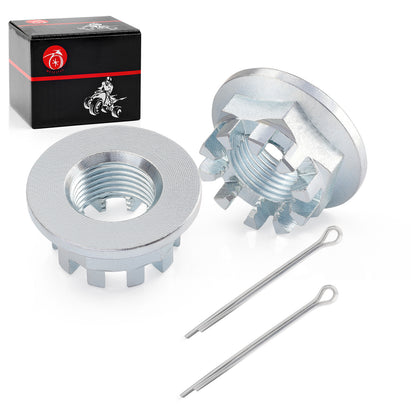 2X Front Axle Castle Nuts for Honda Recon 250 (2000–2009)