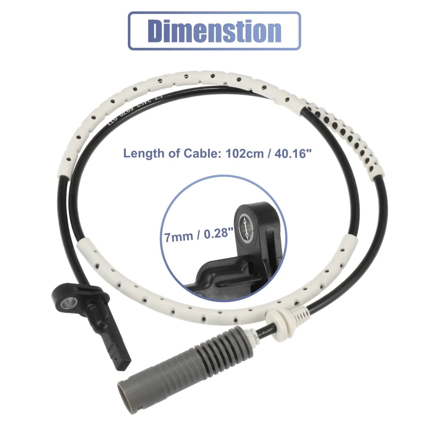 ABS Wheel Speed Sensor Rear Left & Right for BMW 328i