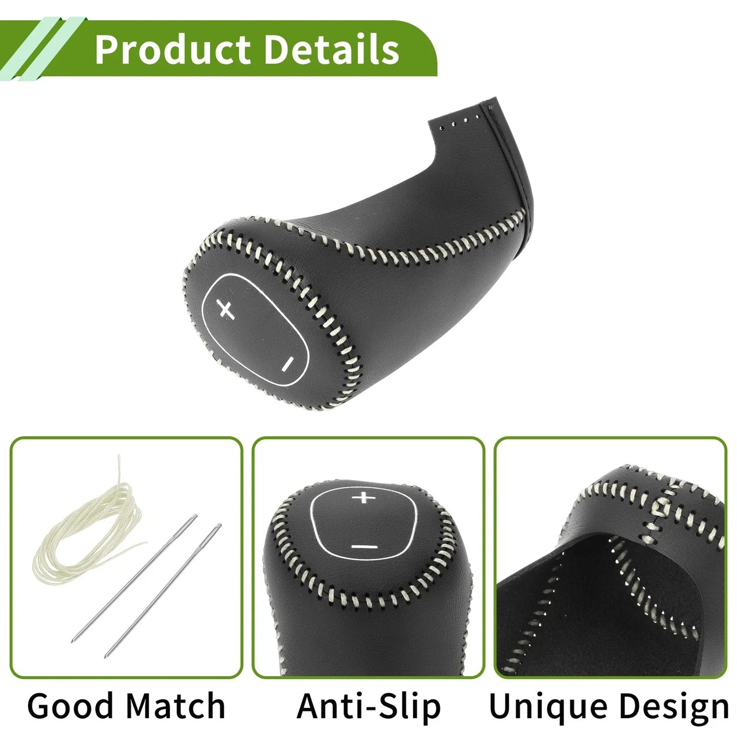 Car Gear Shift Knob Cover for Chevrolet Equinox (2016-2020) - 1 Pc Black Beige