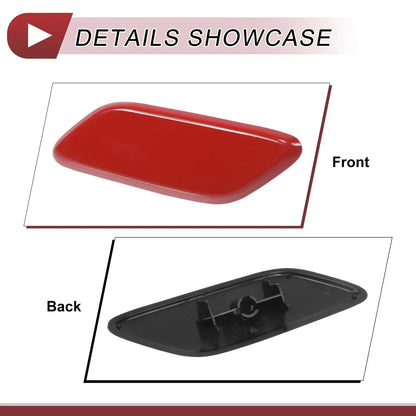 Front Left Washer Nozzle Cover for Honda CR-V MK3 Facelift (2009-2011) Red