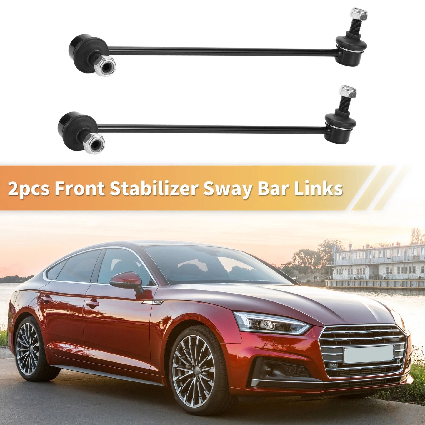 2pcs Front Stabilizer Sway Bar Link for Volkswagen Tiguan (2009–2012) No. 1K0411315K