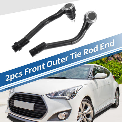 2X Front Outer Tie Rod End Links for Kia Sportage, Optima (No. ES800717/ES800718)