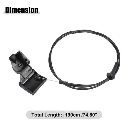 Front Hood Latch Release Cable for Jeep Grand Cherokee (1999–2004) No. 55135532AB