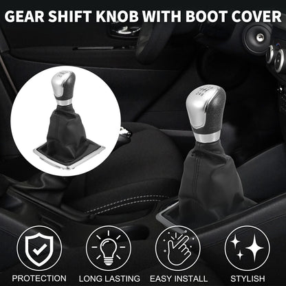 6 Speed Manual Gear Shift Knob with Cover for Ford Focus MK2 (2005–2011)
