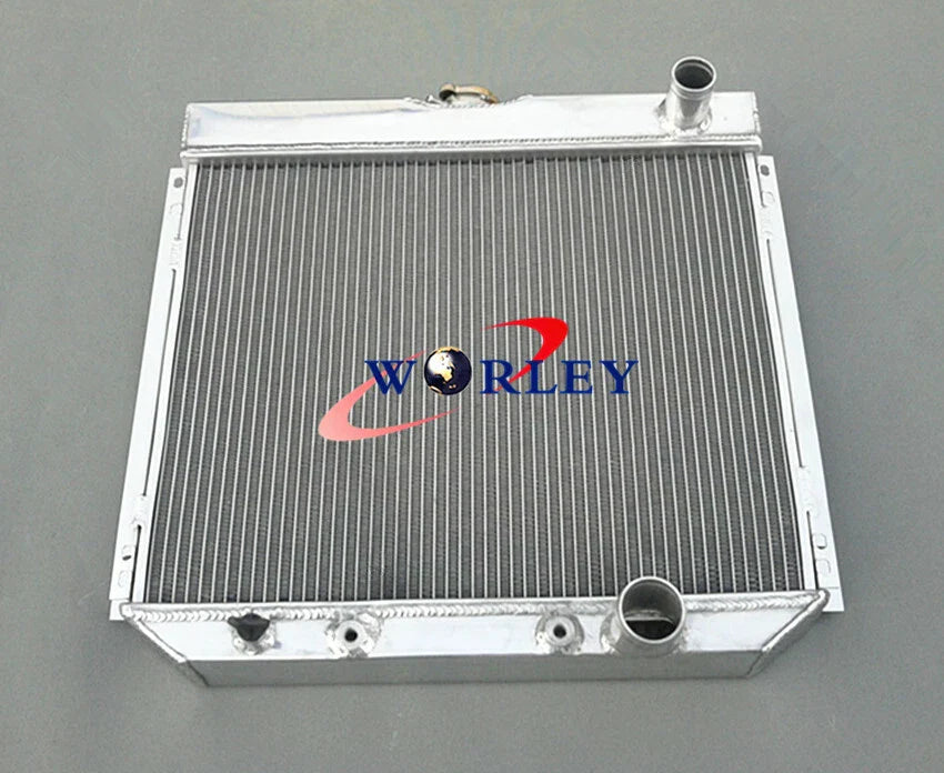 3 Row Aluminum Radiator + Fan for Ford Fairlane, Mustang (1963-1969)
