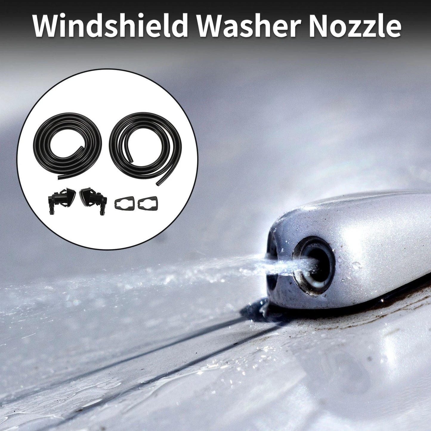 Windshield Washer Nozzle with Gasket