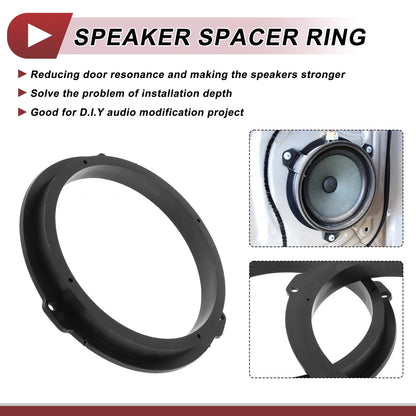 Set of 2 Speaker Spacer Rings for Ford Bronco Sport (2021) 6.5"