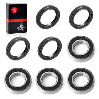 Set of 2 Front Wheel Bearing Seals for Kawasaki Mule (2010–2020)