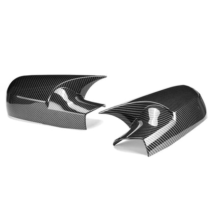 Carbon Style Rear View Mirror Cover Cap for Renault Megane 2 (2002–2009)