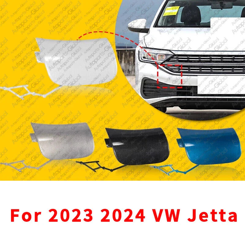 Front Bumper Hook Tow Eye Cover Trim for VW Jetta (2023–2024)