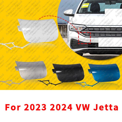 Front Bumper Hook Tow Eye Cover Trim for VW Jetta (2023–2024)