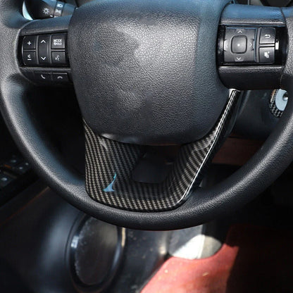 Steering Wheel Cover Trim for Toyota Fortuner (2016–2022)