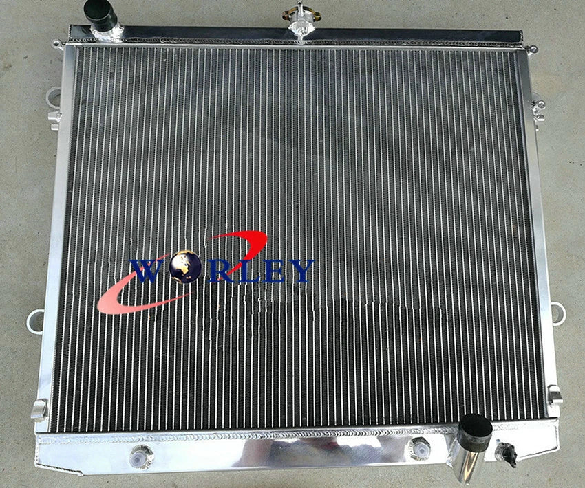 Aluminum Radiator for Land Cruiser 200 Series (2007–Present) + Fans
