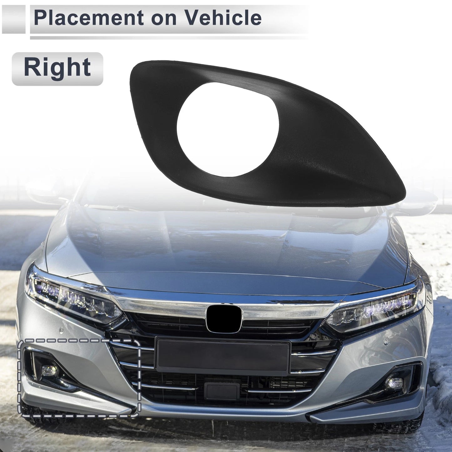 Fog Light Grill for Toyota Yaris (2007–2013) No. 521270D190
