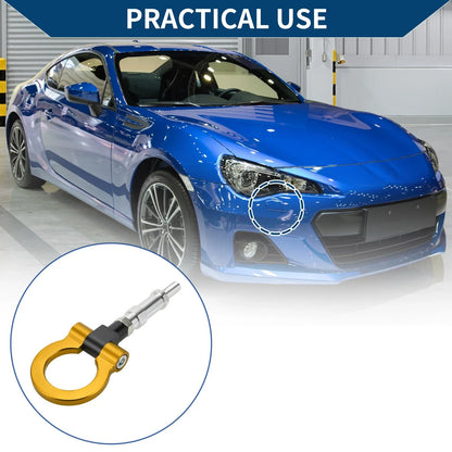 Tow Hook Ring 20.4cm for Honda S2000 (2000-2009) - Metal, Golden, 1 x Piece