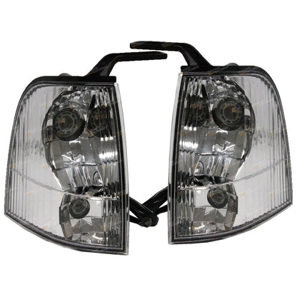 Clear Corner Indicator Lights Pair for Ford Courier PG PH (2002–2006)