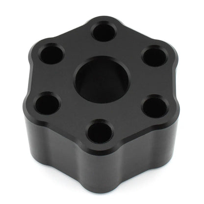 Black Solid Supercharger Coupler Isolator for Jaguar Land Rover 3.0L (2013-17)