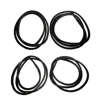 Set of 4 Weatherstrip for Toyota Corona 4D (RT100–RT118)