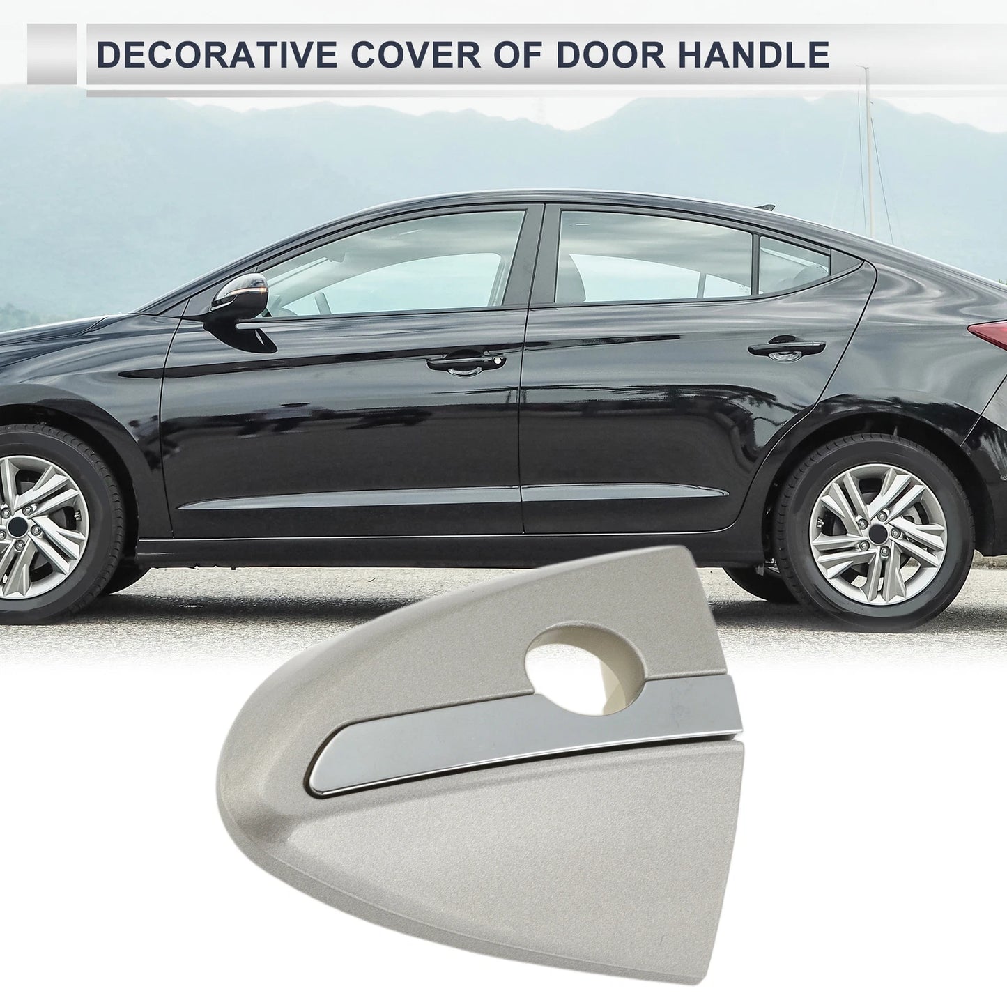 Front Left Door Handle Lock Cylinder Cover for Toyota Corolla
