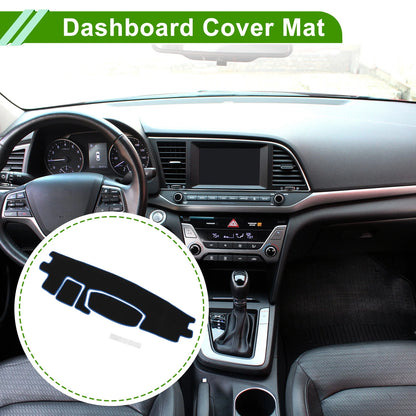 Dashboard Cover for Toyota Roomy Tank (2016–2020) Black Blue Anti-Slip