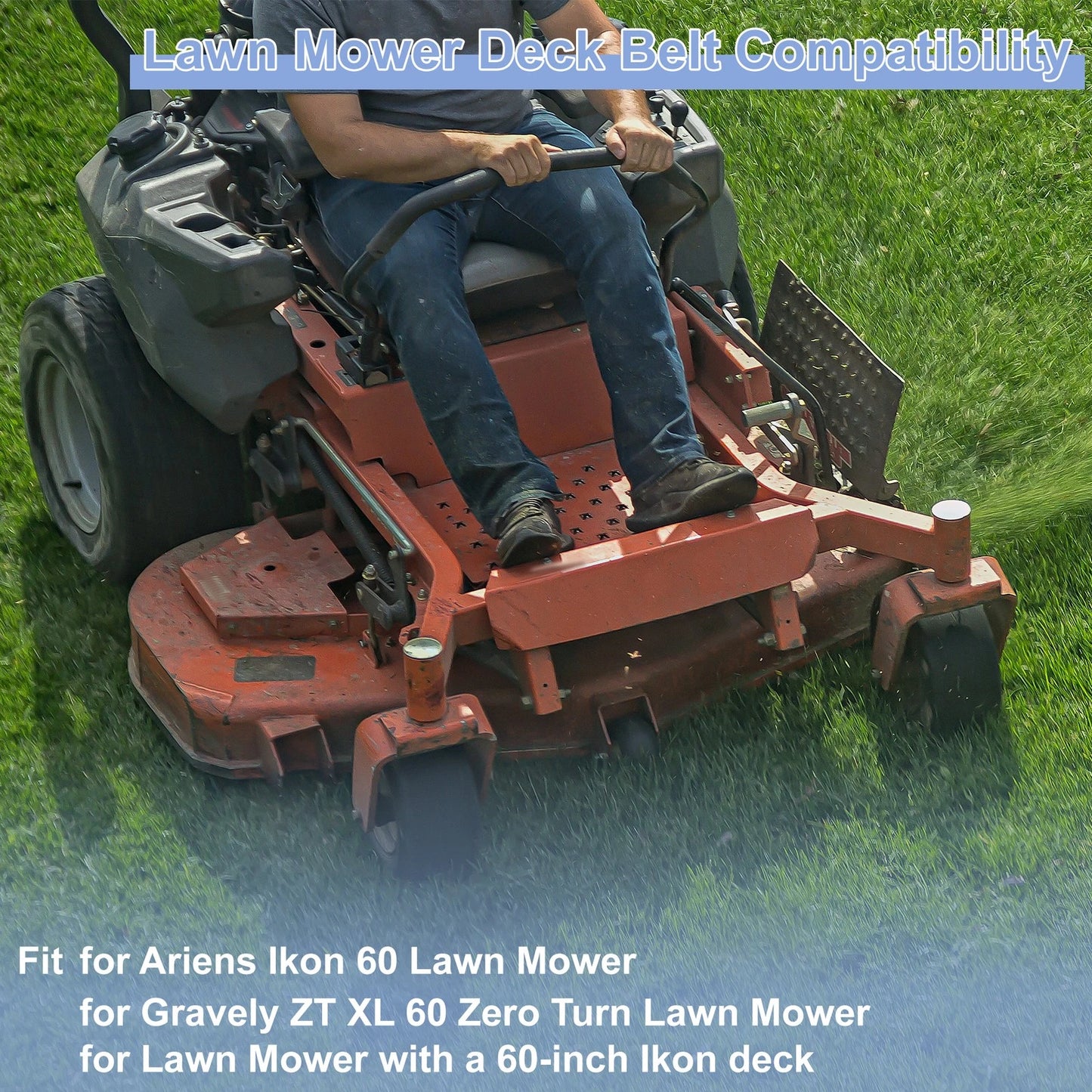Lawn Mower Deck Belt for Ariens Ikon 60 (No.07200922)