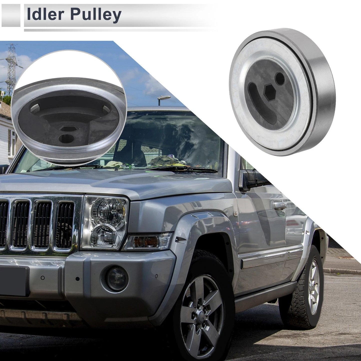 Drive Belt Idler Pulley for Suzuki Jimny SN413 (1998) No. 4916064J01