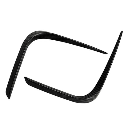 Carbon Black Front Bumper Side Vent Cover Trim for BMW X5 G05 (2019-2022)