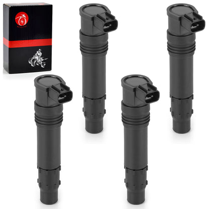Set of 4 Ignition Coils for Kawasaki Ninja ZX-12R (2000–2005)