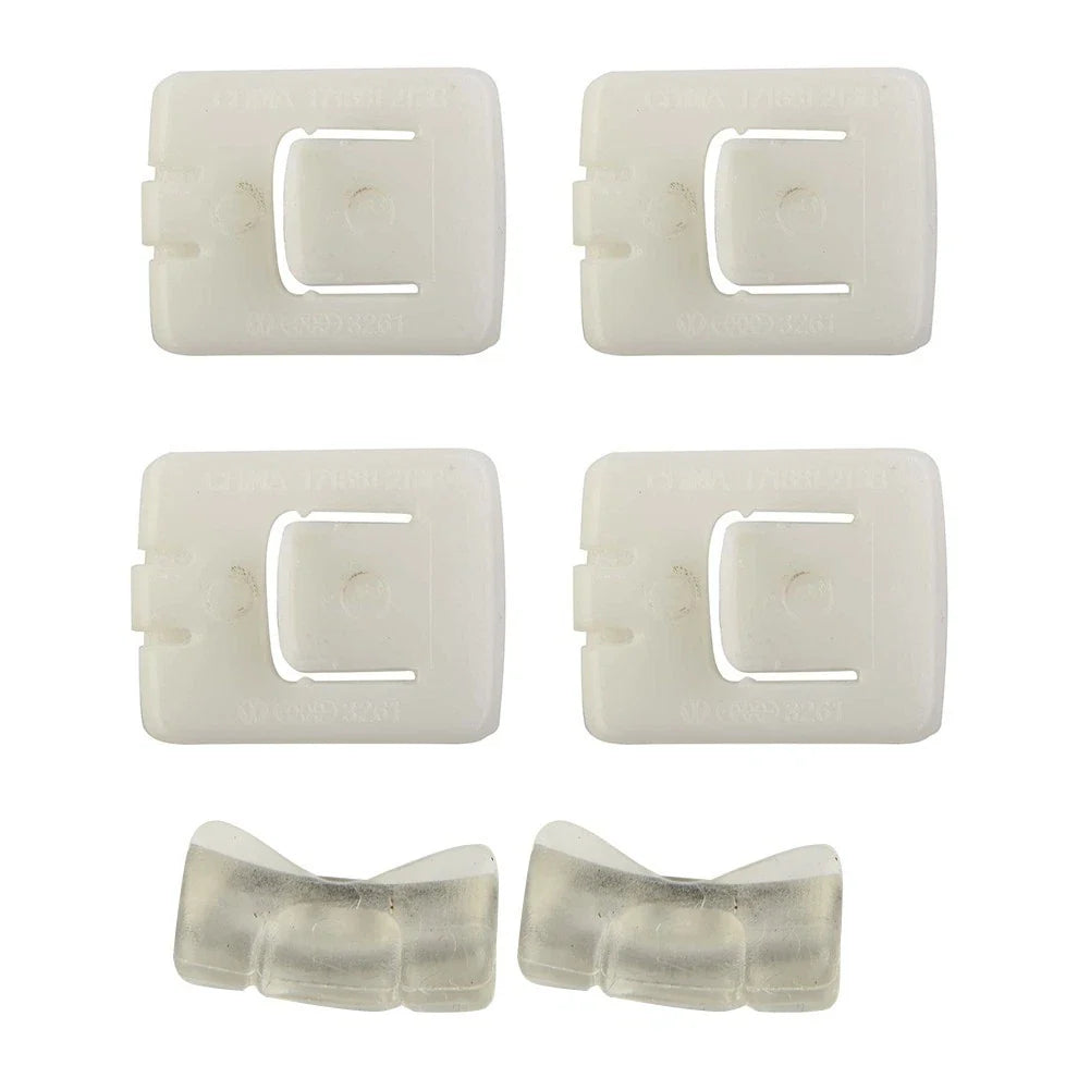 6 x Seat Rail Runner Slider Guide Clip Glide Piece for Replaces