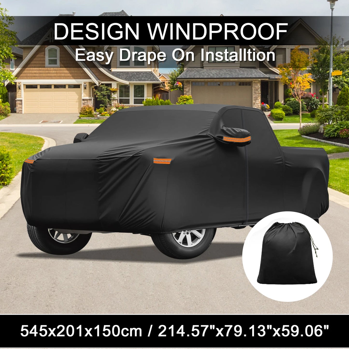 Waterproof 210D-PU Car Cover for Honda Ridgeline (2017–2023)