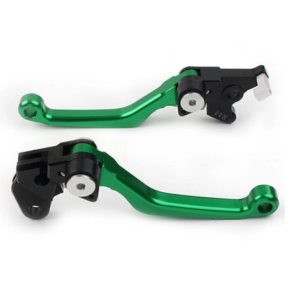 Pivot Dirt Clutch Brake Levers for Kawasaki KLX250 D-Tracker (1993–1997) Green
