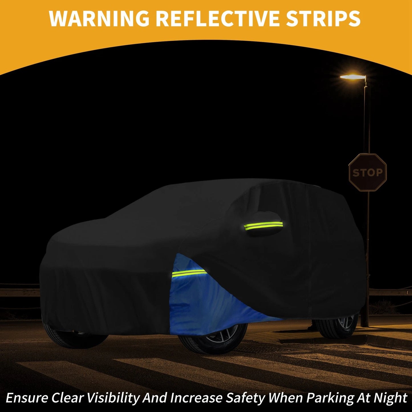 Waterproof Car Cover with Door Zipper for Toyota Highlander (2014–2023)