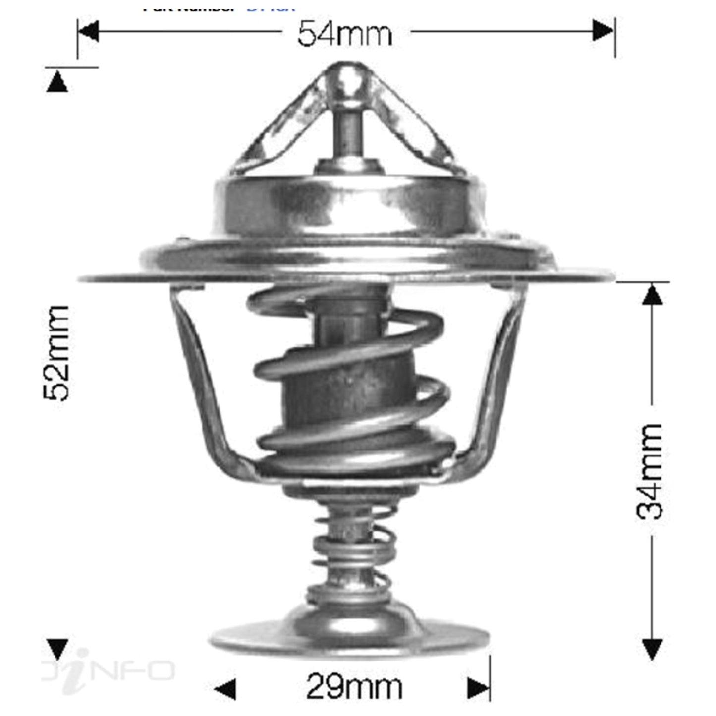 Dayco Thermostat for Mitsubishi L300 Express (1988–2002)
