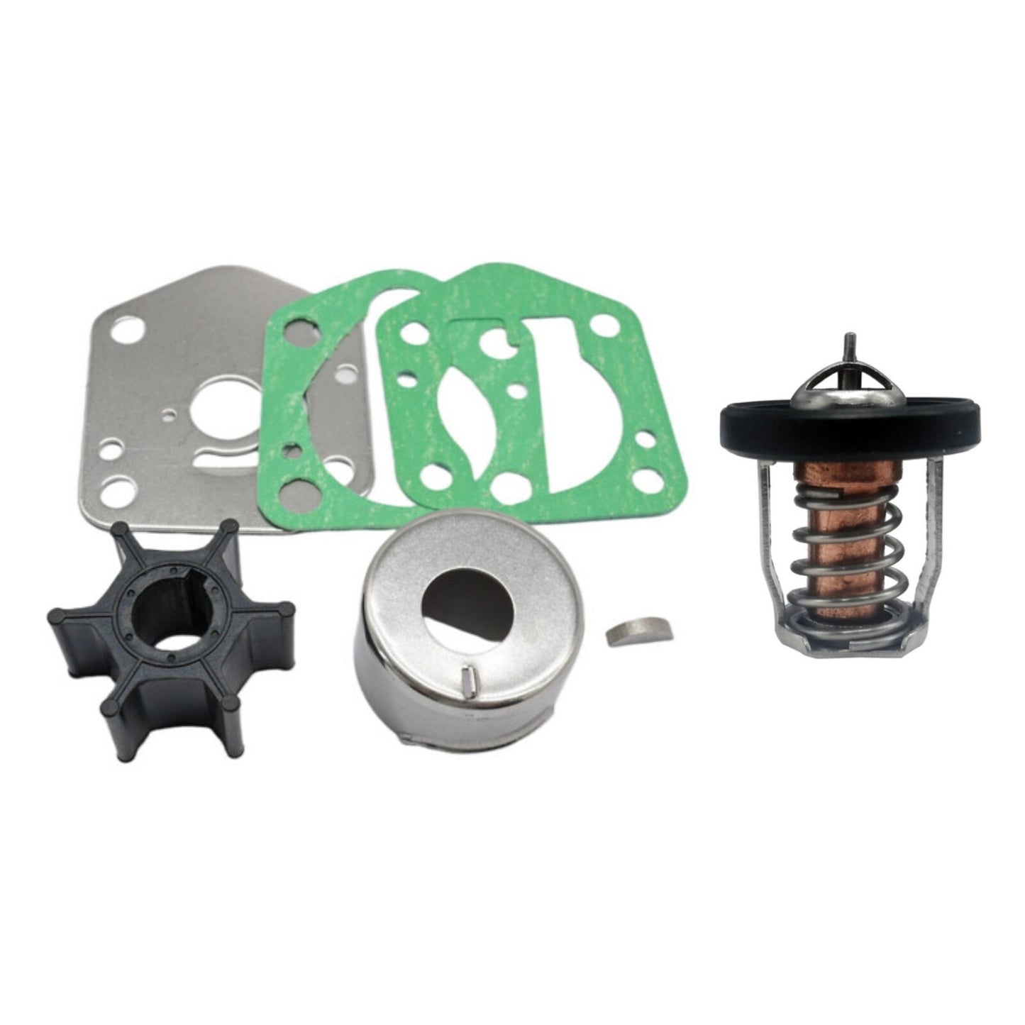 Water Pump Repair Kit & Thermostat for Suzuki Outboard