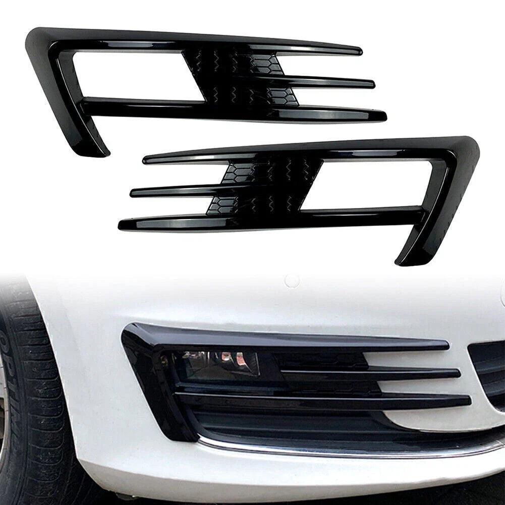 Black Fog Light Lamp Cover for Volkswagen Golf MK7 (2013-2016)