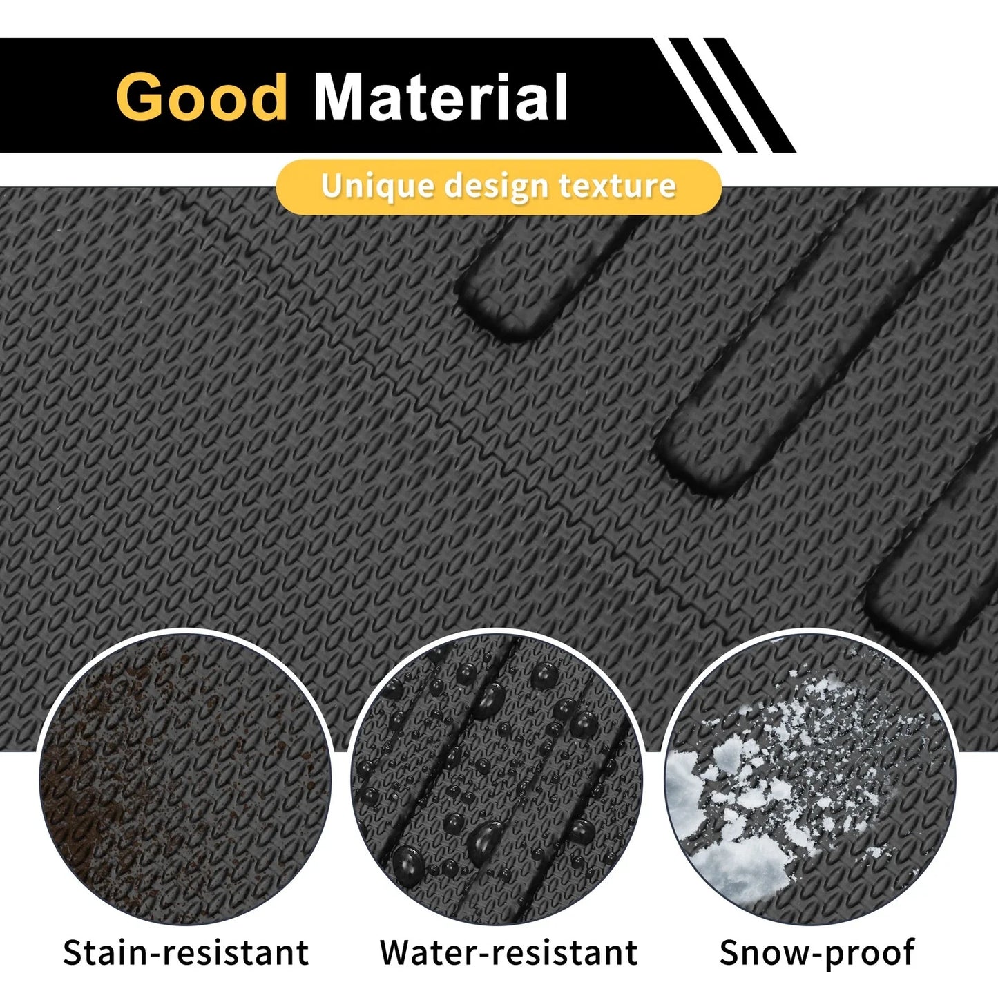 Cargo Liner Rear Trunk Mat for Chevrolet Blazer EV 2024 Stripe Pattern