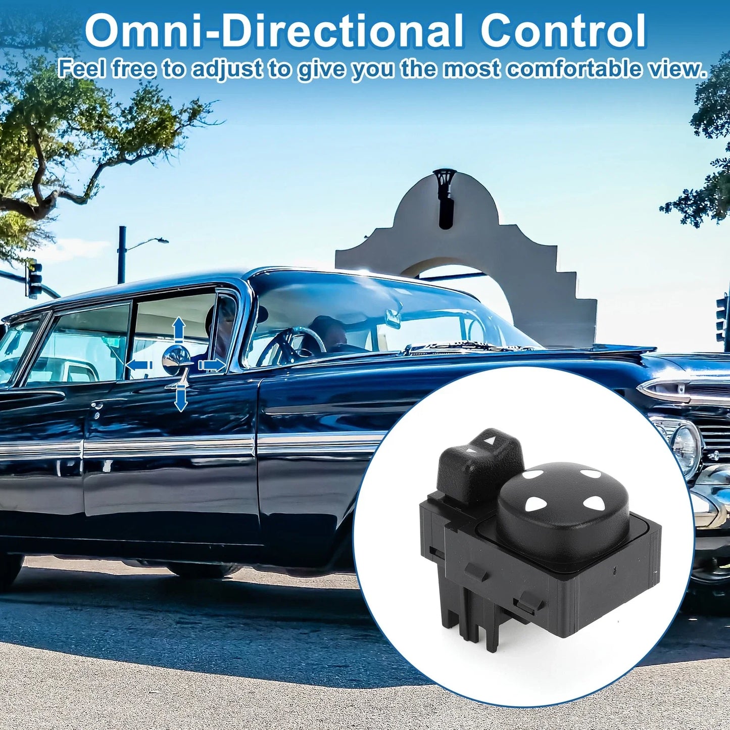 Car Mirror Remote Control Switch for Chevrolet Impala, S10 (2000-2005)