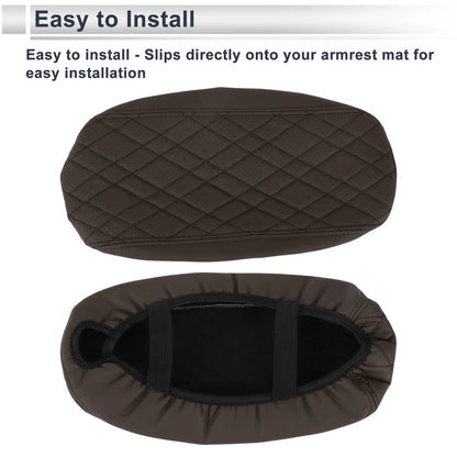 Center Console Cover for BMW 2 Series (2017-2023) Deep Brown 1 Pc