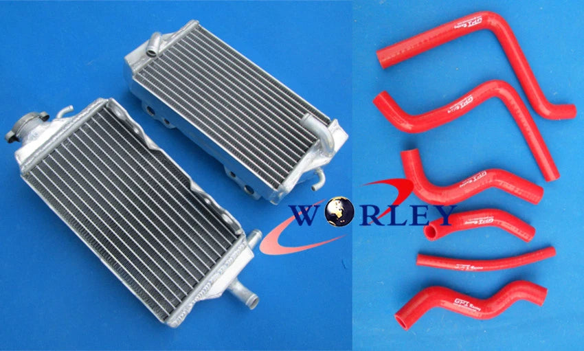 Aluminum Radiator & Hose Set for Honda CR125R CR125 (2000–2001)