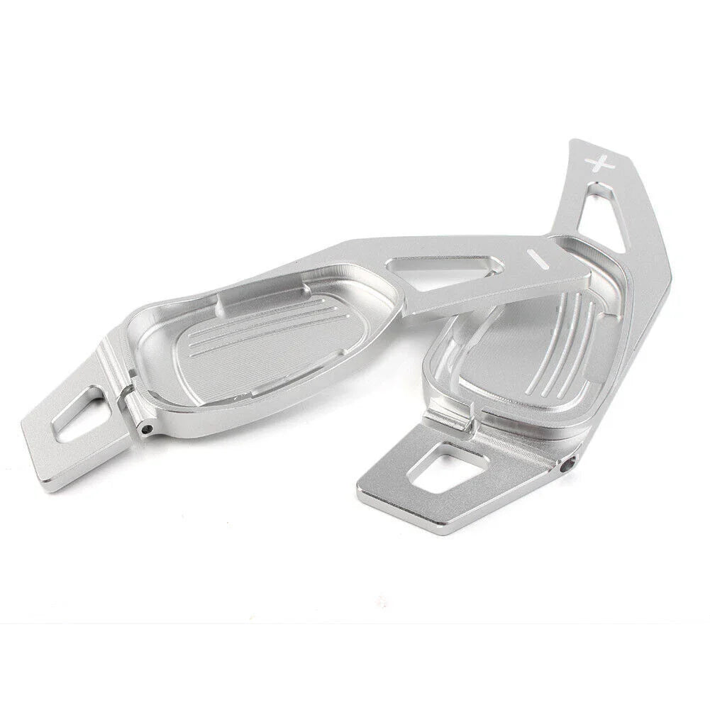 Aluminum Silver Shift Paddle Extensions for Audi A5/S5/SQ5 (2016)